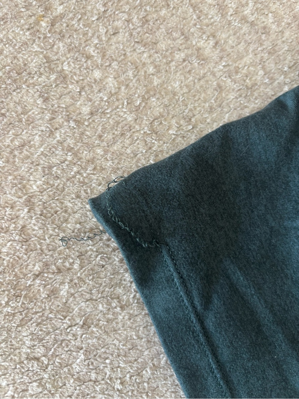 Vuori Dark Green/Blue Double-Strap V-Neck Crop Tank - Picture 2 of 4